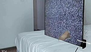 Halloween Samara Takes Two Black Cocks Home