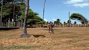 Barbie Banks, slutty Brazilian blonde, craves her ass stuffed. She’s wild!