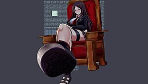 Noxurtica Bri dominates with footjob and worship!