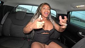 Wow, Tight Ass and Lactating Nipples in Car with Lukas Zaad!