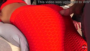 Asian Yoga Babe Massages with Dripping Creampie Inside Pussy