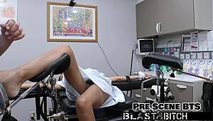 Aria Nicole Gets Fucked Hard and Creampied in Hospital with Latex Nurse Spreading Her Petite 18+ Ass