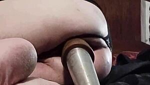 Kcsspicytakes Dildo Play in Tight Ass Action