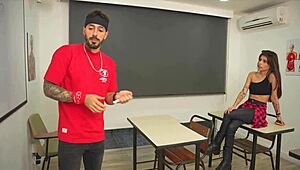 petite horny student seduces me with blowjob for juicy pussy pounding