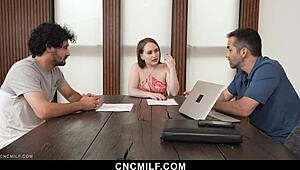 Stepson and Husband Freeuse Stepmom Anytime, OMG!