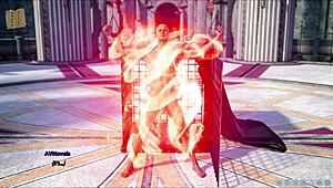 3D porn video with a curvy girl in a cute outfit