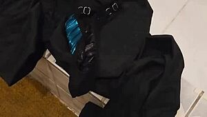 friend's mom catches me with her thong, things escalate