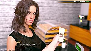 Hot rich girl in anime game falls for me during steamy chat