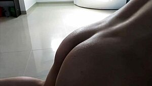 Colombian Girlfriend's Ass Gets Torn in Hard Anal Sex, Moaning Loudly from Orgasms.