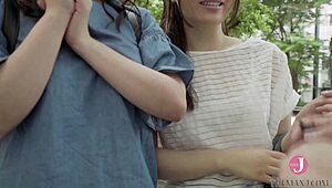 manami dacchu-no nakadashi in a threesome, hey older men, wanna join us?