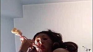 Plastic passion drives wild love for this submissive girl