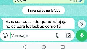 Latina milf returns from disco with cum-filled ass for stepson cleanup