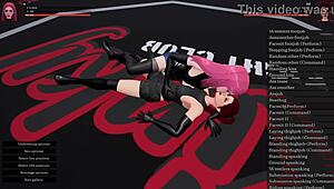 femdom lesbian dominates with intense actions and roles in hardcore scene