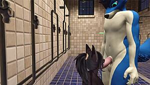 i saw alpha wolf using that slutty girl at the gym, it wuz hot