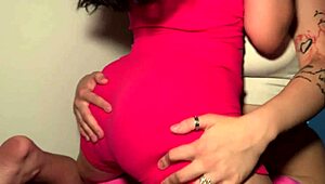 hot lesbian caresses