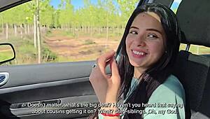 Hey, my neighbor wants to cheat, so we hooked up in public!