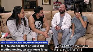 Mias pussy shocked and blasted with cum