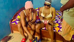 Me and Step Sis Seduce Hotel Worker for Wild Fuck