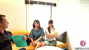 manami dacchu-no nakadashi in a threesome, hey older men, wanna join us?