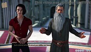 3D porn video with a curvy girl in a cute outfit