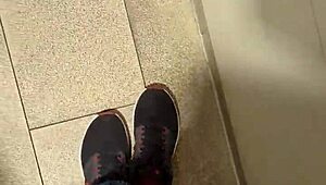 you see me getting naked and jerking off in the public toilet?