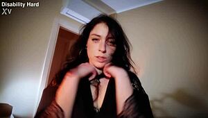 Hey, wanna see Nemesi striptease from the clip with the insecure disabled guy and pro assistant?