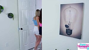 Rissa May e2 brings steamy group action with cum swapping hints