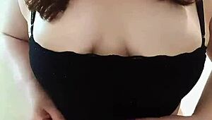 What’s Nicole Hiding While Teasing Her Fat Ass in Bathroom?