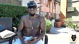 Rome Major throat slams his black cock deep into her! Wild action unfolds with raw power.