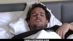 Russian Stepmom Crystal Rush Handles Stepson's Massive Cock