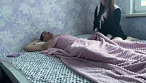 Stepdaughter Slipped into Stepfather’s Bed for Forbidden Sex