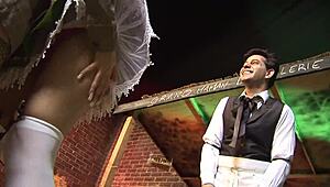 A Pretty Fraulein Joins Cute Blonde for Threesome