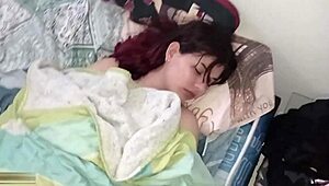 Latina Stepsister Takes Stepson's Virginity With Blowjob And Fucking