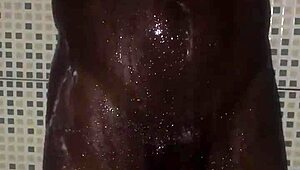 quick solo masturbation before shower