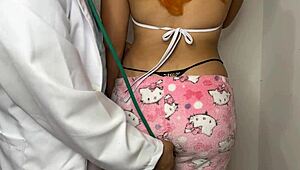 perverted doctor exploits innocent obedient girl. latina teen’s big ass pounded by huge cock.