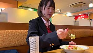 Japanese teen with big tits gets pounded to orgasm in homemade clip