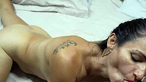 Hot Mature Seduces Stepson for Intense Cock Sucking Session