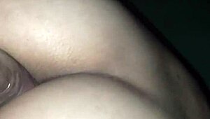 young brunette shows off perfect and untouched rear for first time