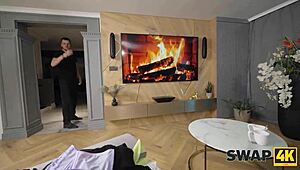 Ever seen a huge cock bang two Colombian girls in a wild wife swap?