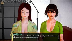 My new family features big tits and ass in erotic game