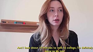 Stepdaughter Fucked Stepdad to Skip College! Why Did She Go Anyway?!