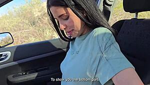 Hey, my neighbor wants to cheat, so we hooked up in public!