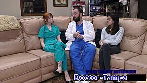 i'm nervous for my 1st gyno exam with dr tampa and ditria roses in roleplay pov backstage