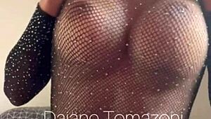 Young wife's big natural tits in dirty fetish play!