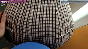 Public Elevator Blowjob Facial Cum Walker