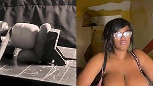 shy quiet girl with huge gg tiddies hates my dick, lol! 😅