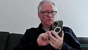 horny senior hooks up with a gorgeous topmodel