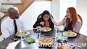 Foster Gets Taught Manners with Rough Banging Full Scene