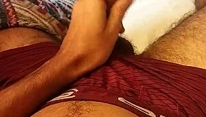 Skinny Young Girl Moans While Jerking Off Big Cock Solo. Homemade Fun.