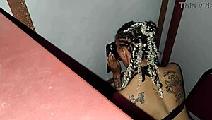 First time exploring a new experience at the glory hole.